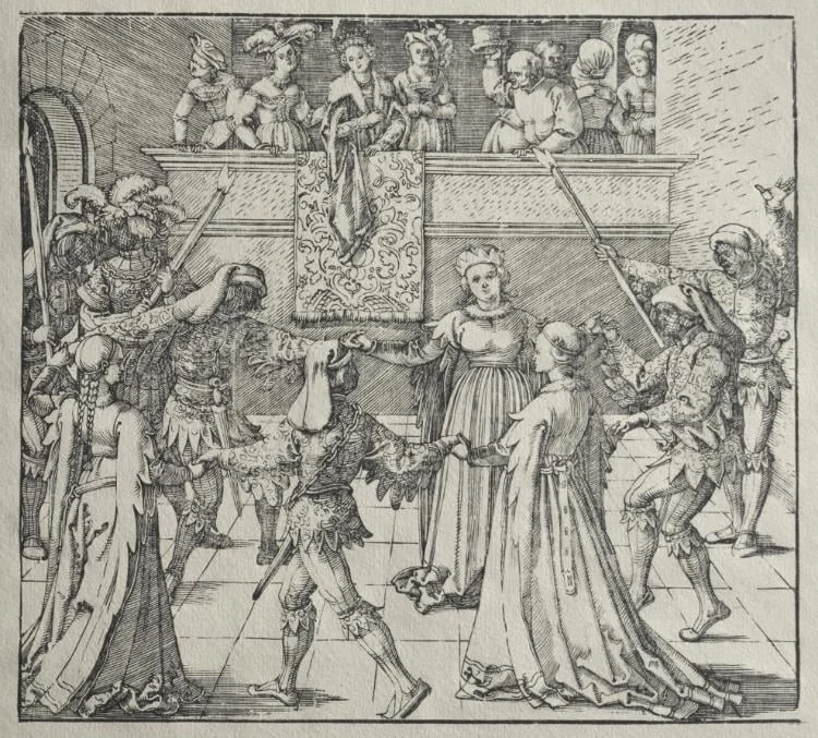 The Masquerade, detail