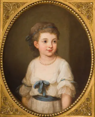 Portrait of Elżbieta Mniszech (born 1792), by Élisabeth Louise Vigée Le Brun, oil, 1798