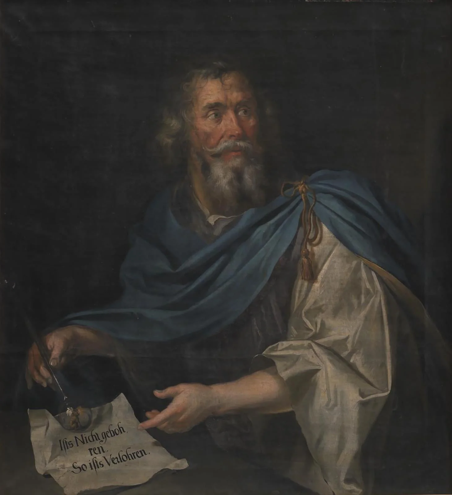 The Alchemist Lorens Weiskopf, detail