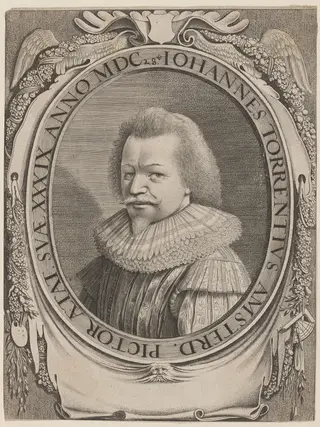 Johannes Torrentius, Dutch Painter, by Velde, Jan van de, II, ink, 1628