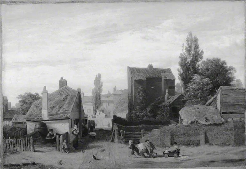 The Mall, Kensington Gravel Pits, detail