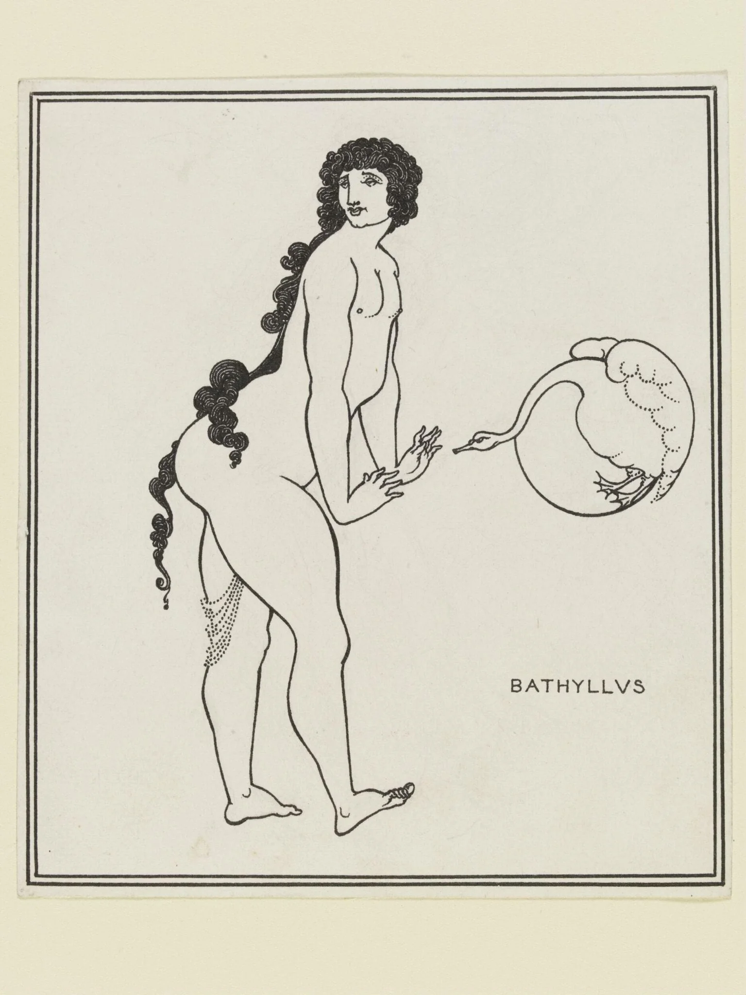 Bathyllus in the Swan Dance, detail