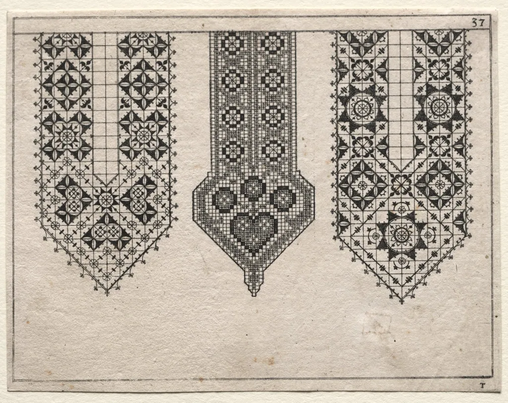 Plate 37 from Schon News Modelbuch, by Hans Sibmacher, 1597