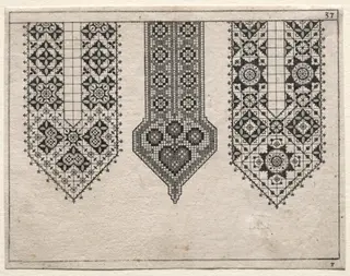 Plate 37 from Schon News Modelbuch, by Hans Sibmacher, 1597
