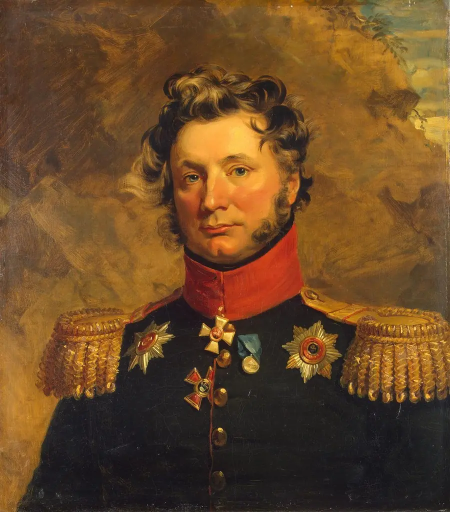 Portrait of Matvey I. von der Pahlen (1779-1863), by George Dawe, oil, 1822