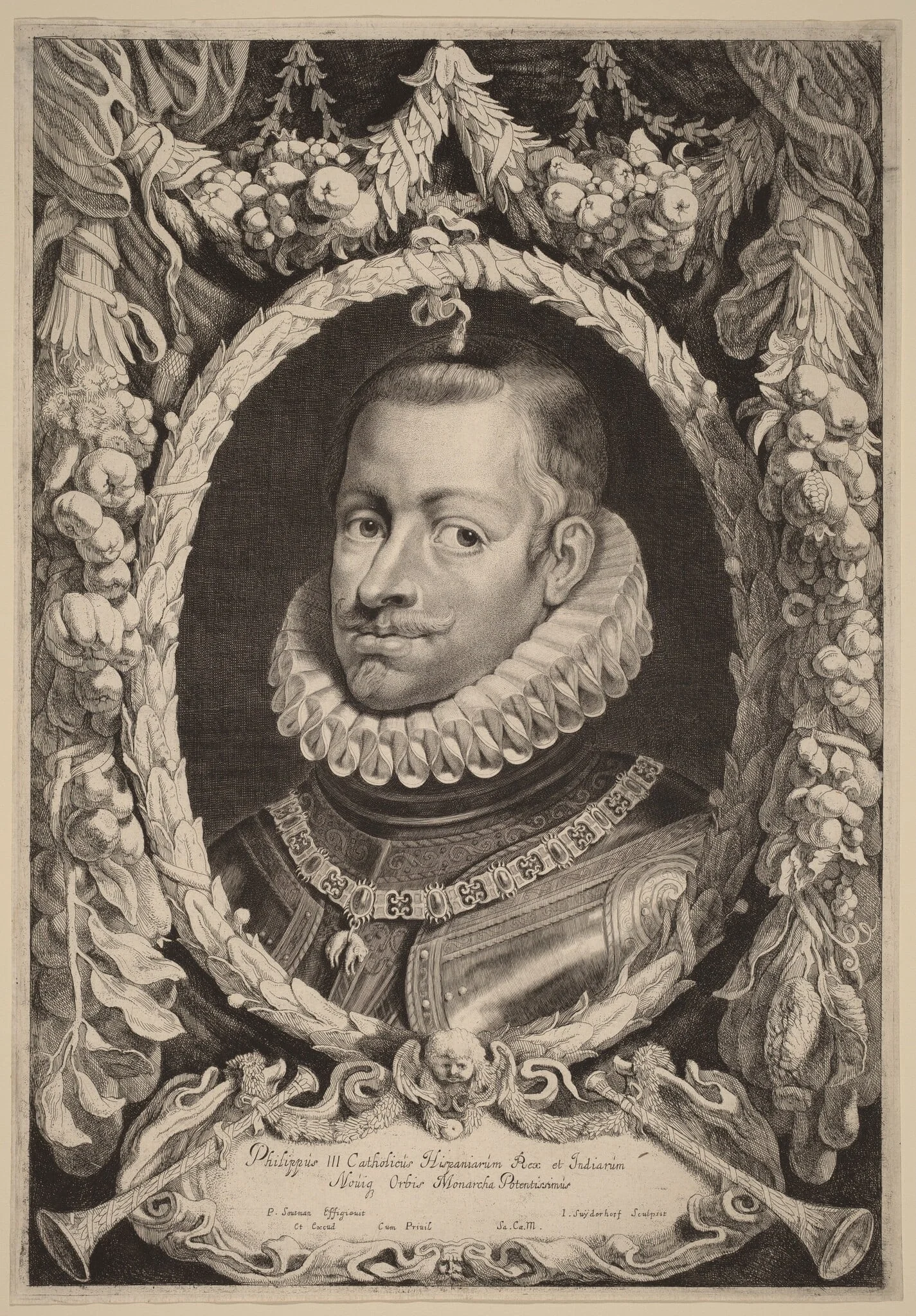 Philip III, King of Spain, detail