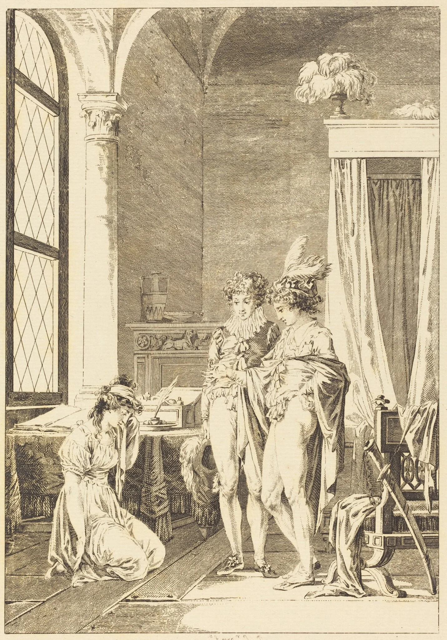 Joconde: Le pardon, detail