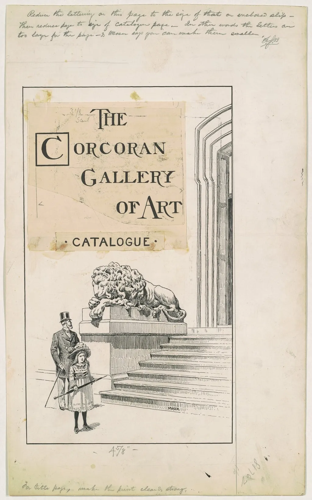 Title Page, by James Henry Moser, ink, 1890