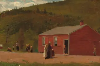 School Time, by Winslow Homer, oil, 1874