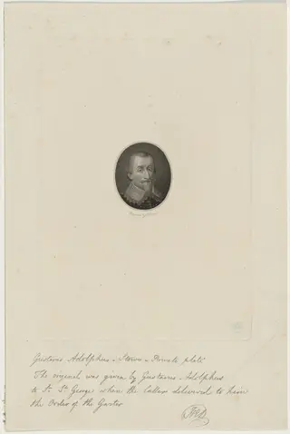 Gustavus Adolphus, by Robert Cooper, ink, 1806