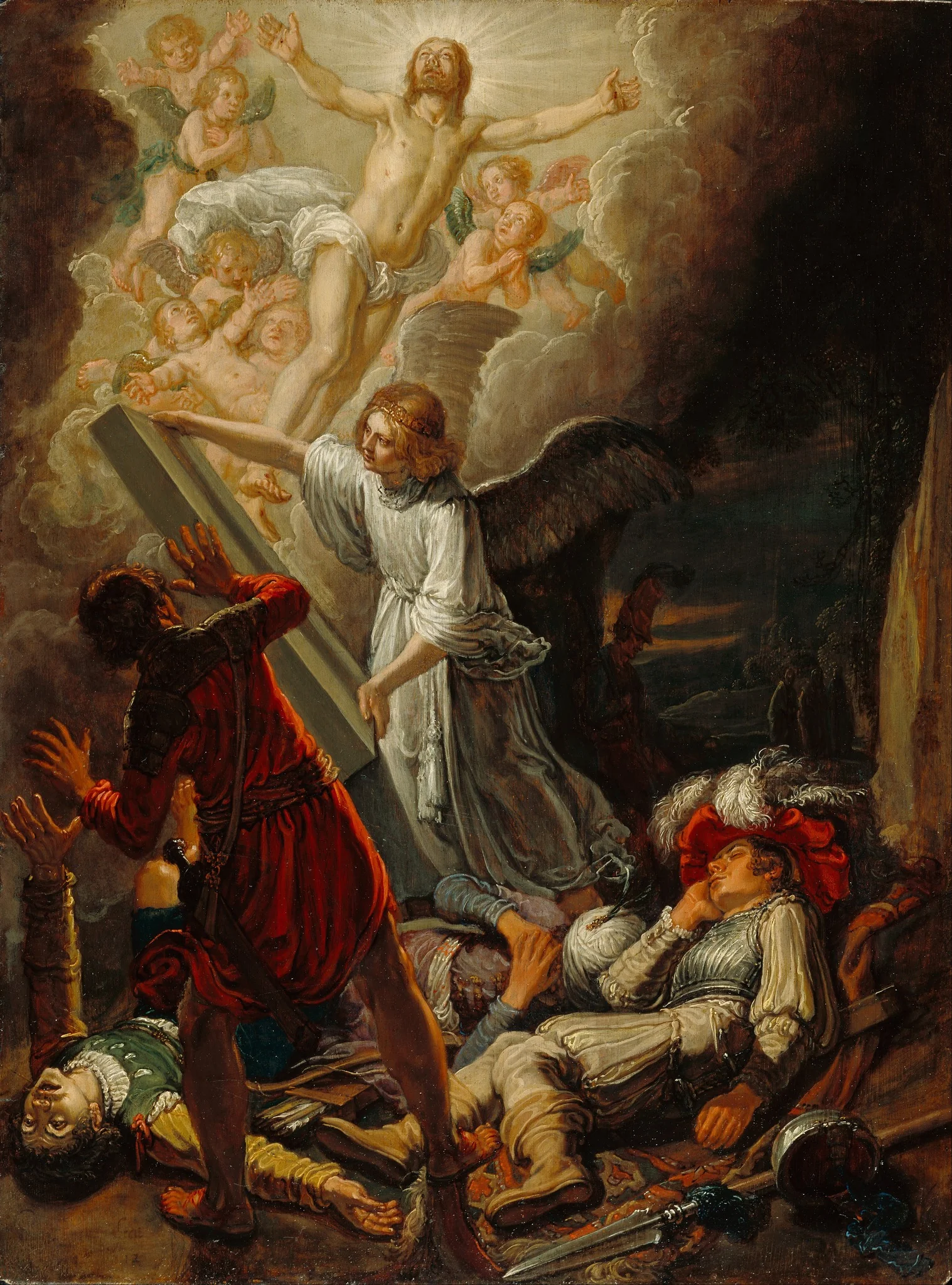 The Resurrection, detail