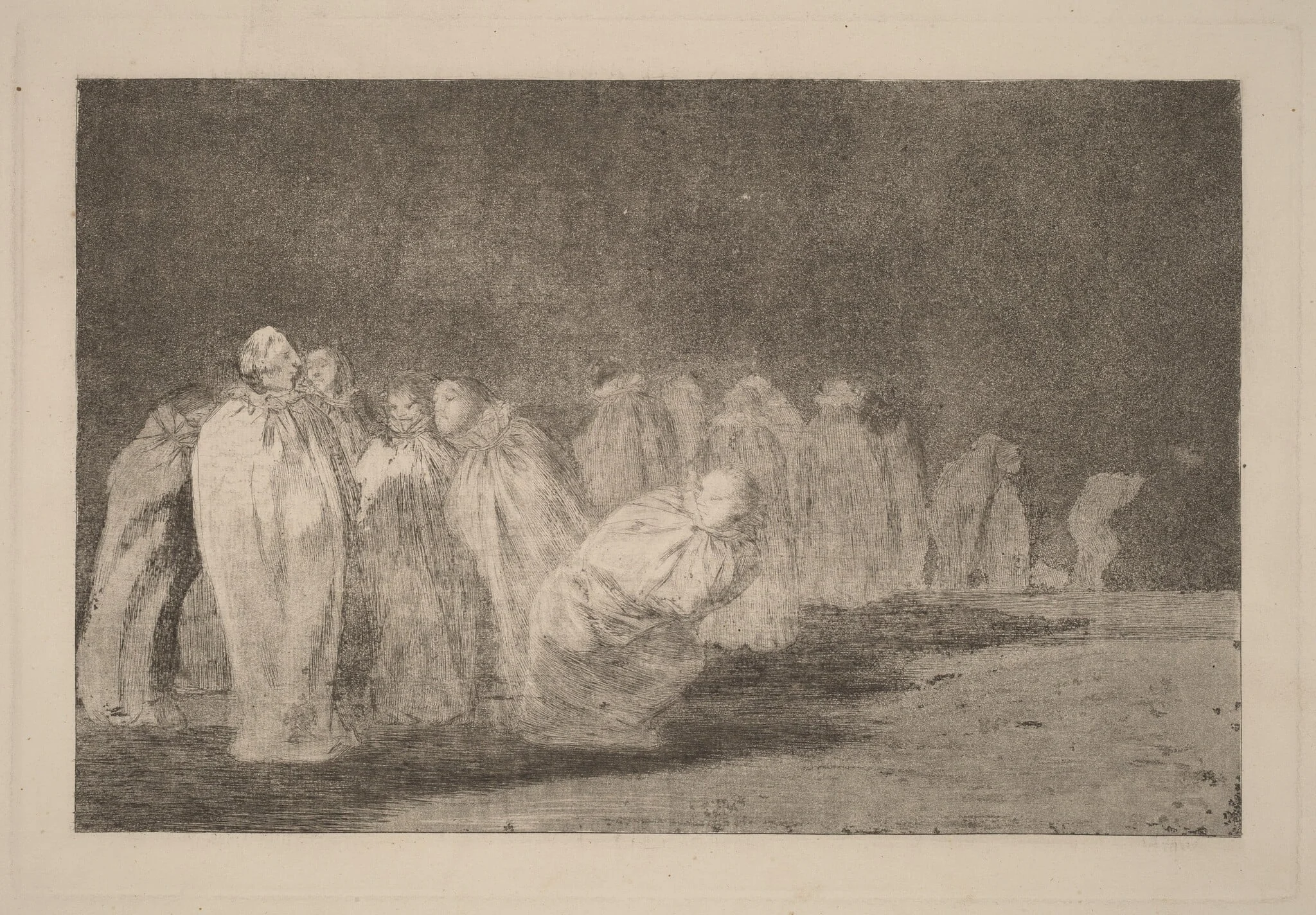 Los ensacados (The Men in Sacks), detail