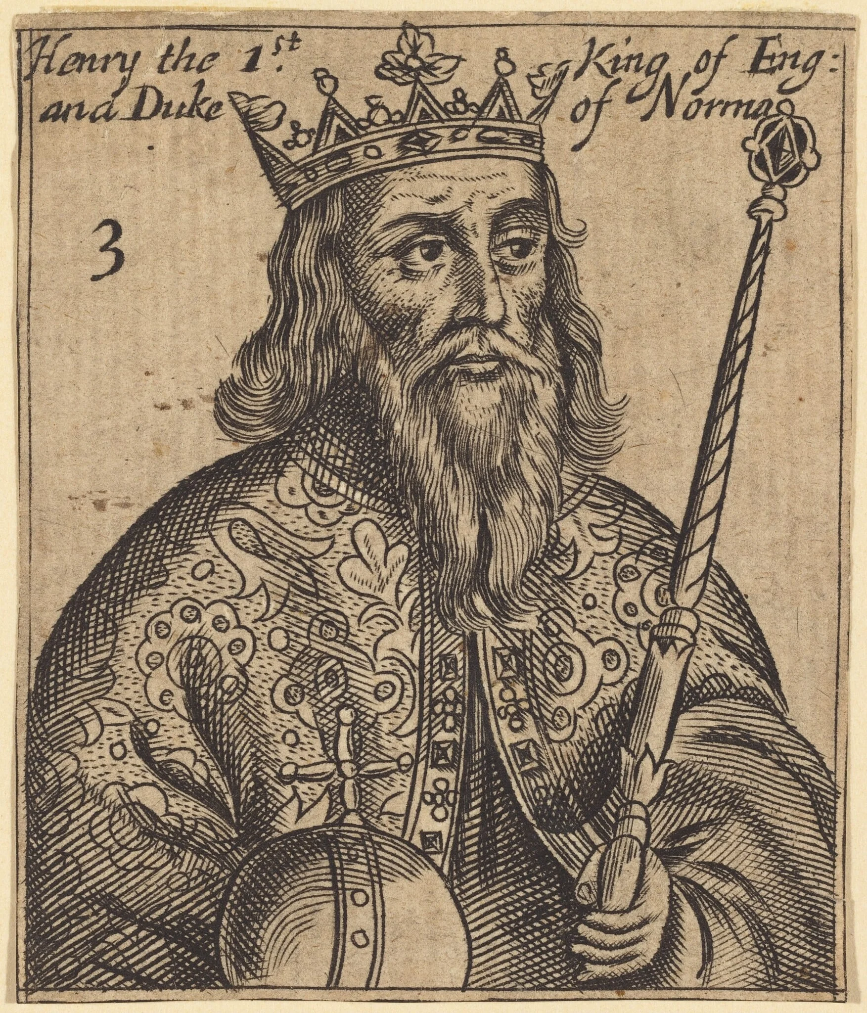 Henry I, King of England, detail
