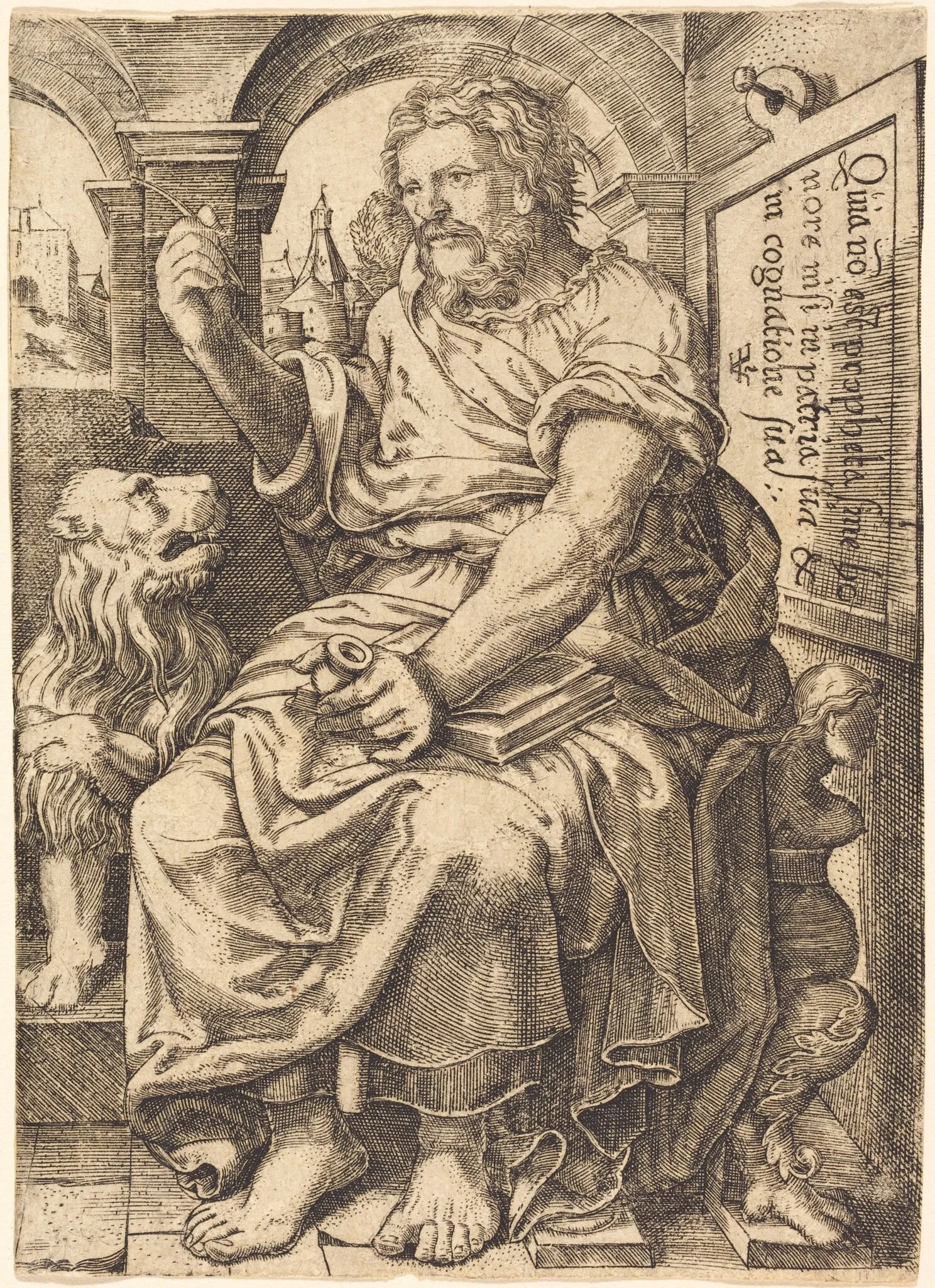 Saint Mark, detail