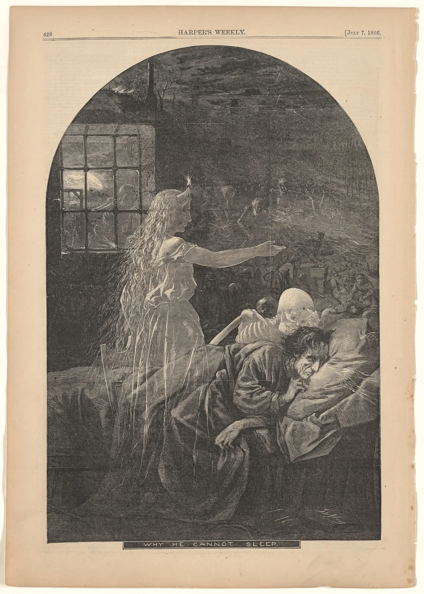 Why He Cannot Sleep, detail