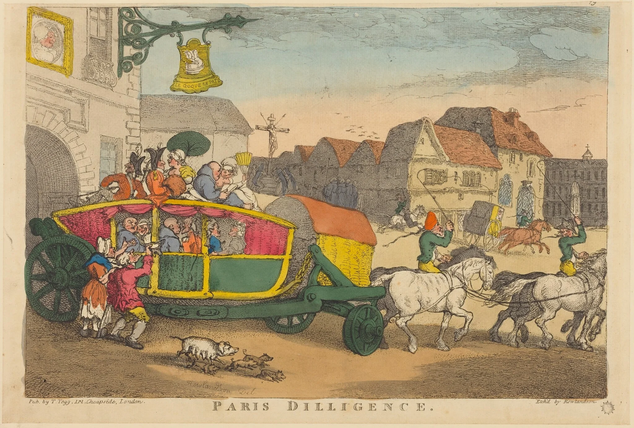 Paris Diligence, detail