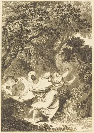 La clochette, by Jean Dambrun, ink, 1774