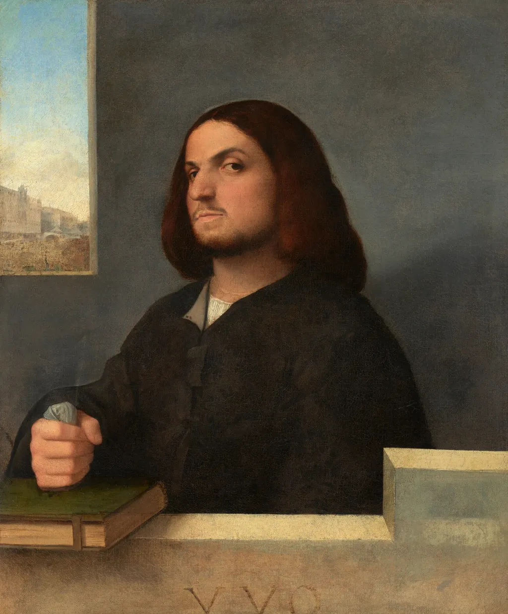 Portrait of a Venetian Gentleman, by Giovanni Cariani, oil, 1512