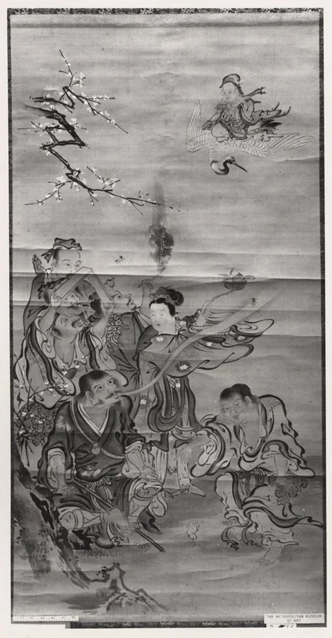 Eight Daoist Immortals, detail