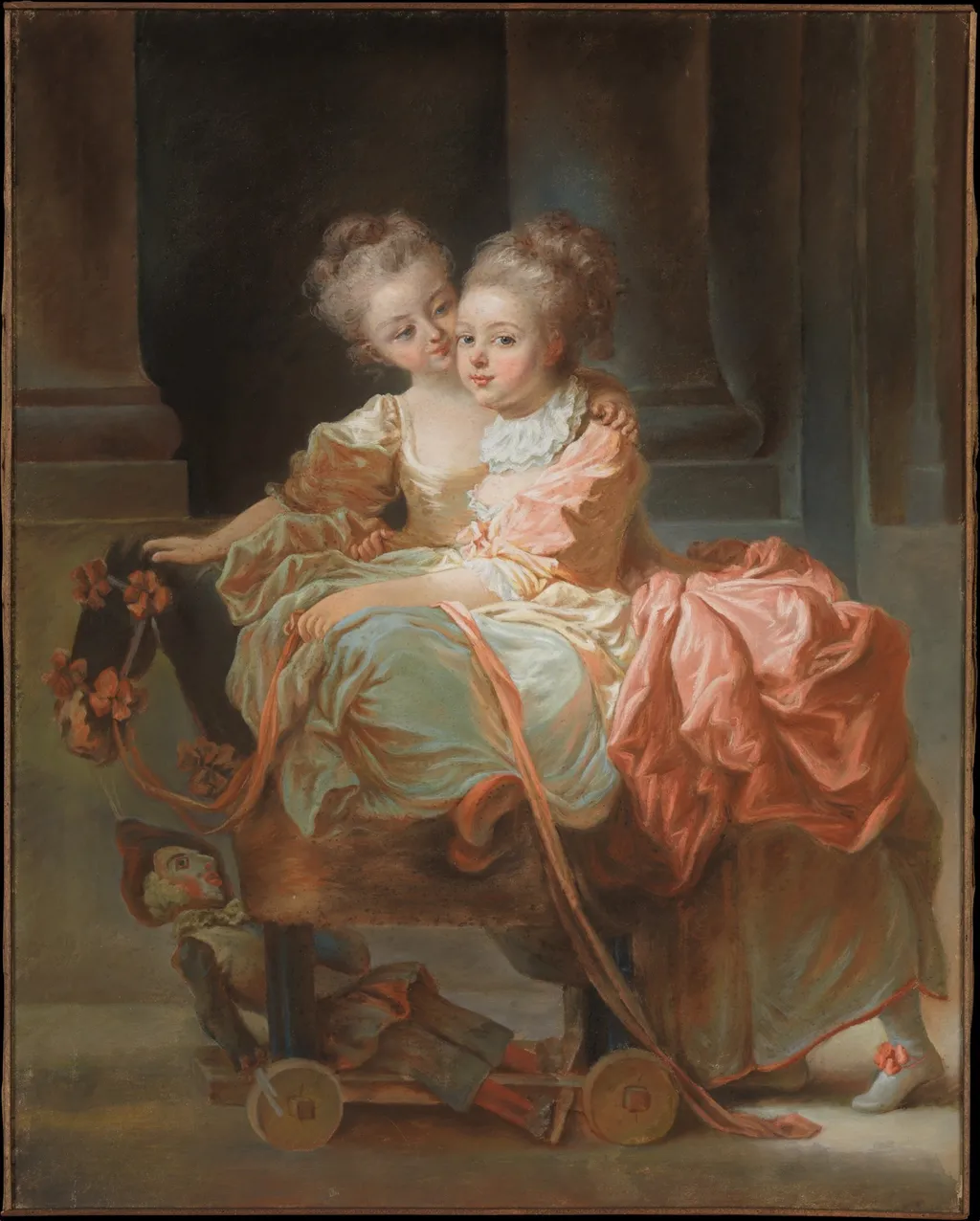 The Two Sisters, by Jean-Claude-Richard de Saint-Non, unspecified, 1770