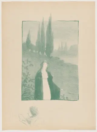 Invocation mémoriale, by Maurice Dumont, ink, 1895