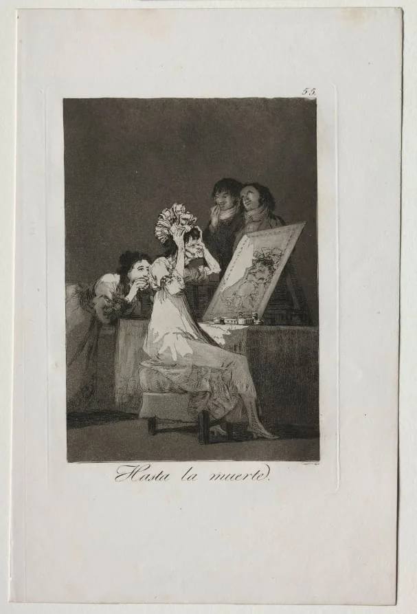Until Death, Plate 55, detail
