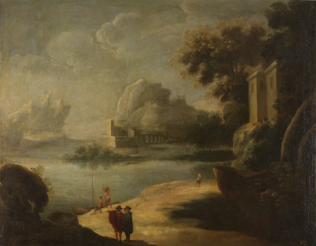 Paisaje, by Bartolomé Esteban Murillo, oil, 1601
