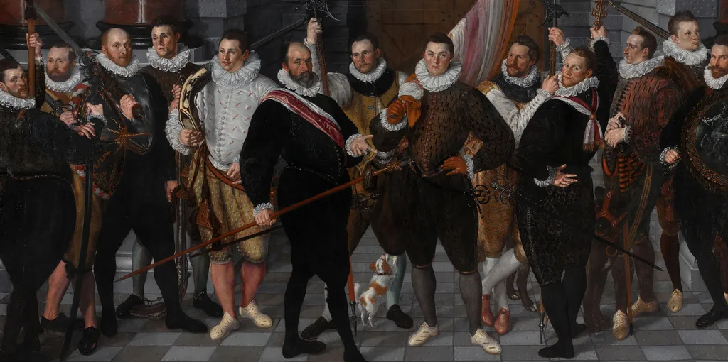 The Company of Captain Dirck Jacobsz Rosecrans and Lieutenant Pauw, by Cornelis Ketel, oil, 1594