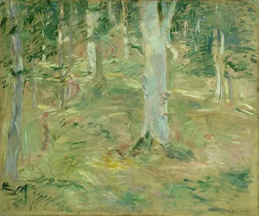 Forêt de Compiègne, by Berthe Morisot, oil, 1885