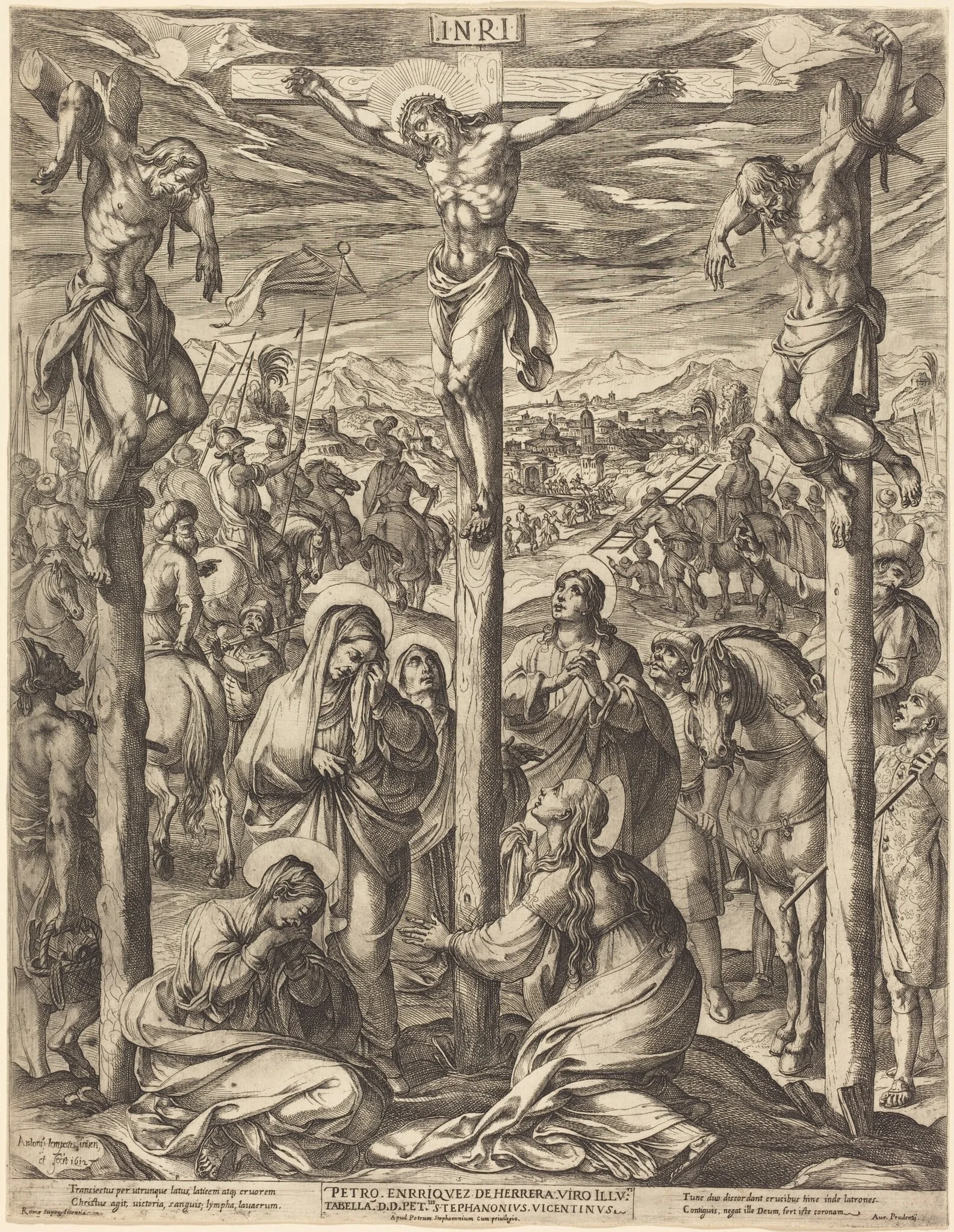 The Crucifixion, detail