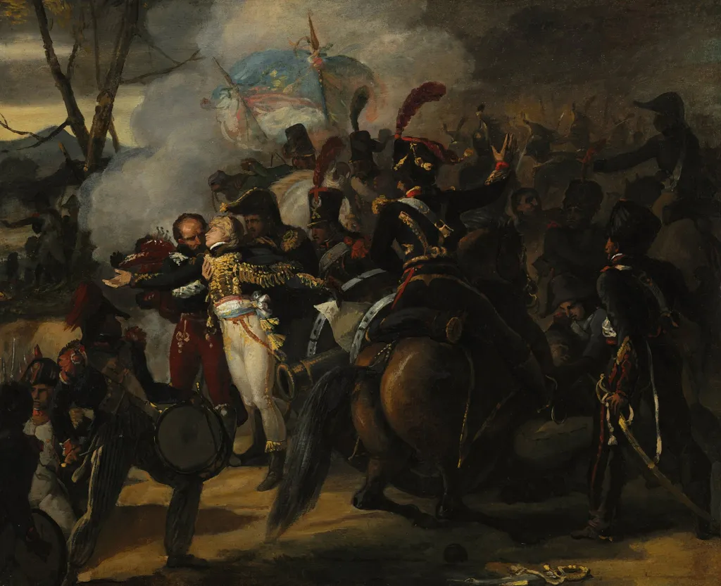 The Death of General Colbert, by Jean Victor Schnetz, unspecified, 1810