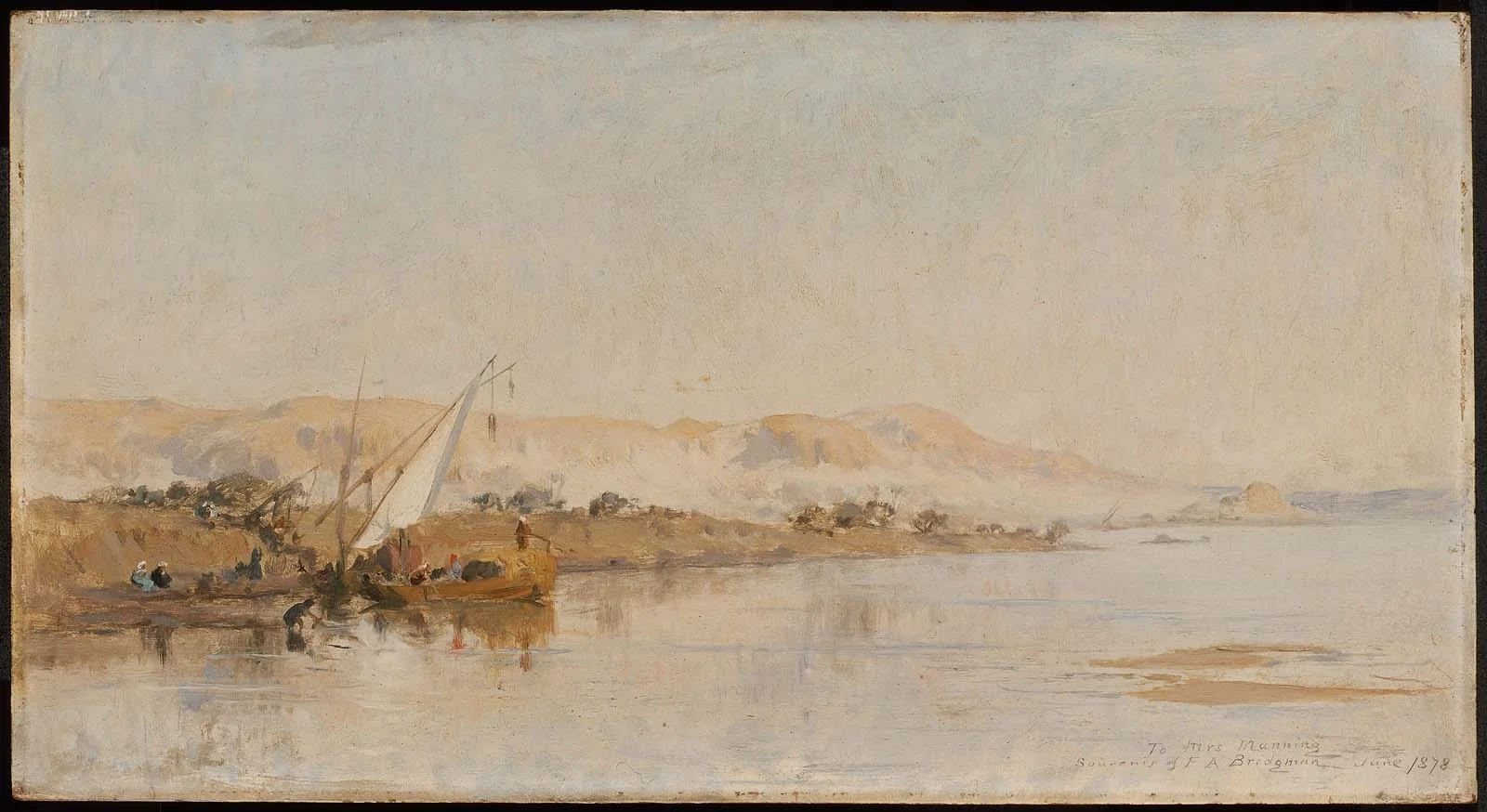 Scene on the Nile, detail