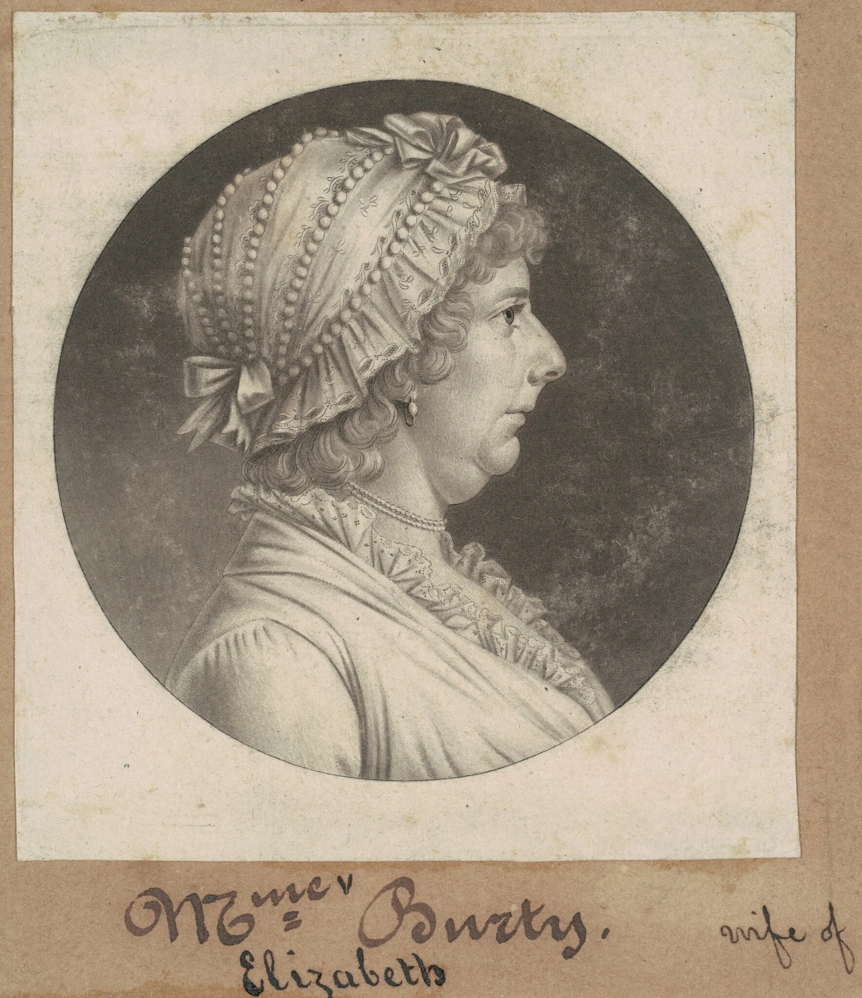 Elizabeth May Busti, detail
