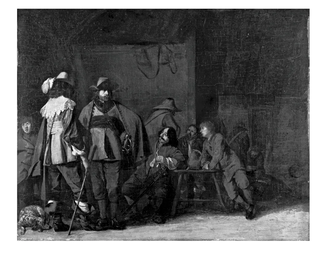 Cavaliers, by Gerard ter Borch, oil, 1638