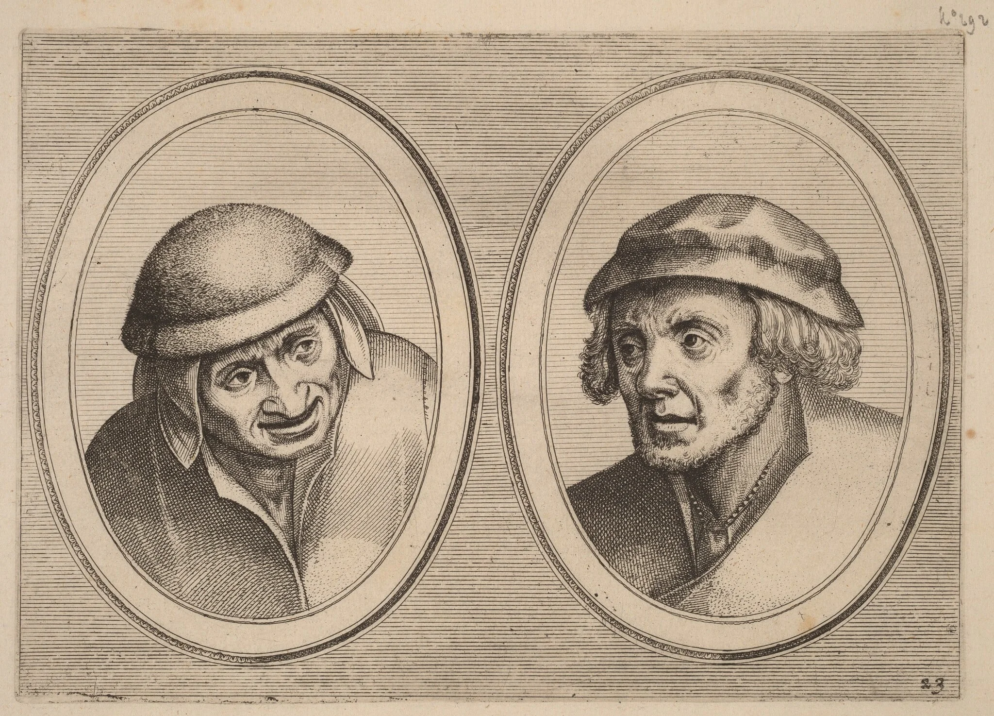 "Ael Pieter-mans" and "Bedorve Sloof om't Geldt", detail