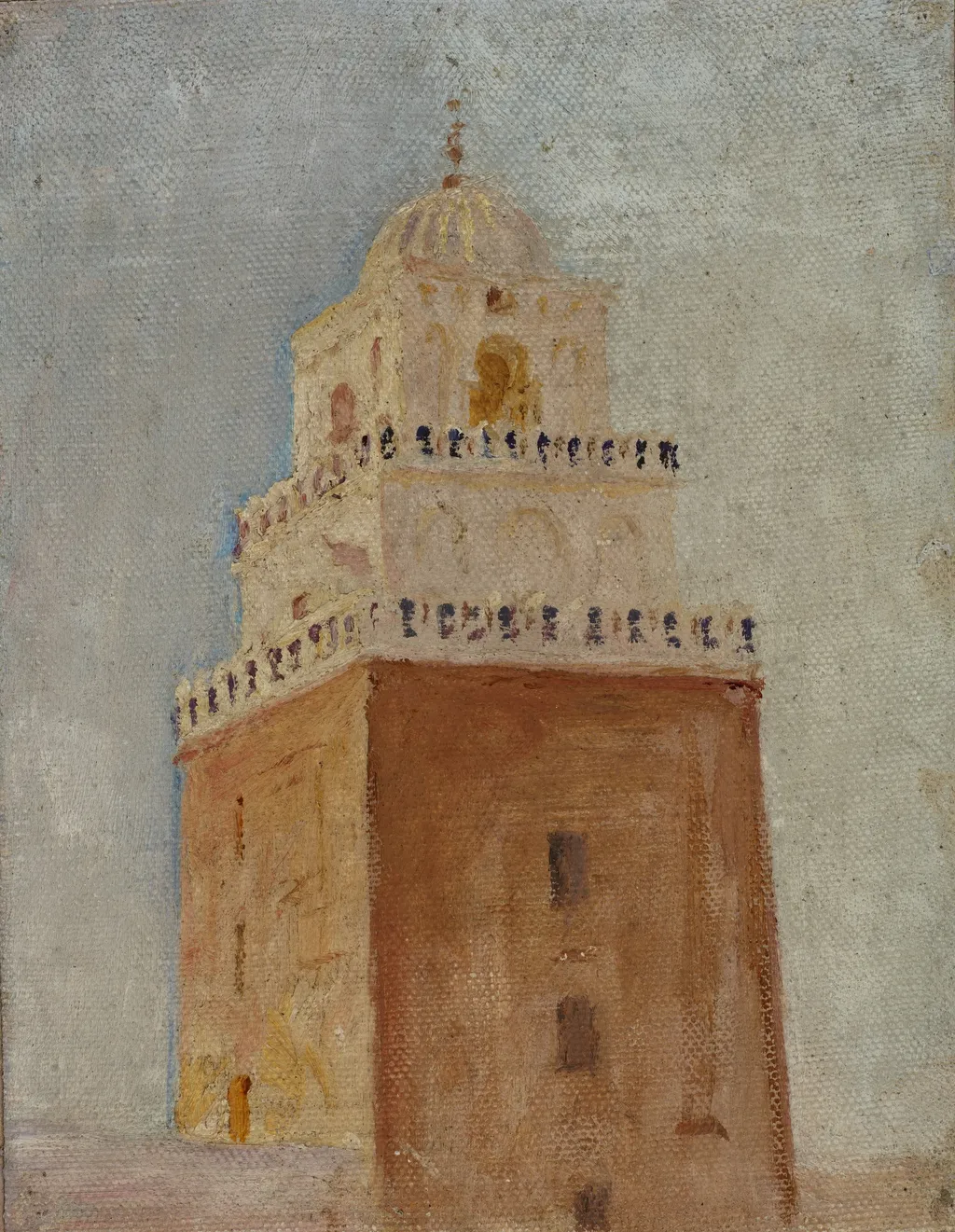 Kairouan (The Minaret of the Mosque of the Barber), by Jan Ciągliński, unspecified, 1911