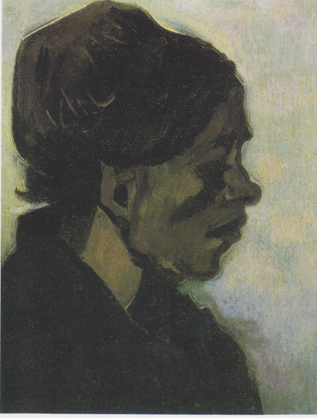 Head of a Woman, detail