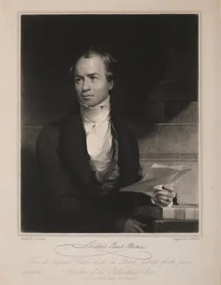 David Paul Brown, by John Sartain, 1839