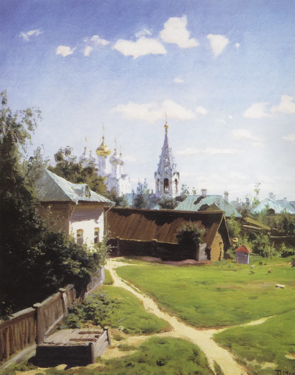 Kusk koe Moskva, by Vasily Polenov, unspecified, 1889