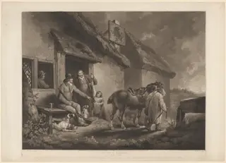 The First of September, Evening, by William Ward, ink, 1794