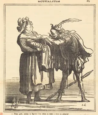 Prenez garde, madame la Majorité!, by Honoré Daumier, 1871