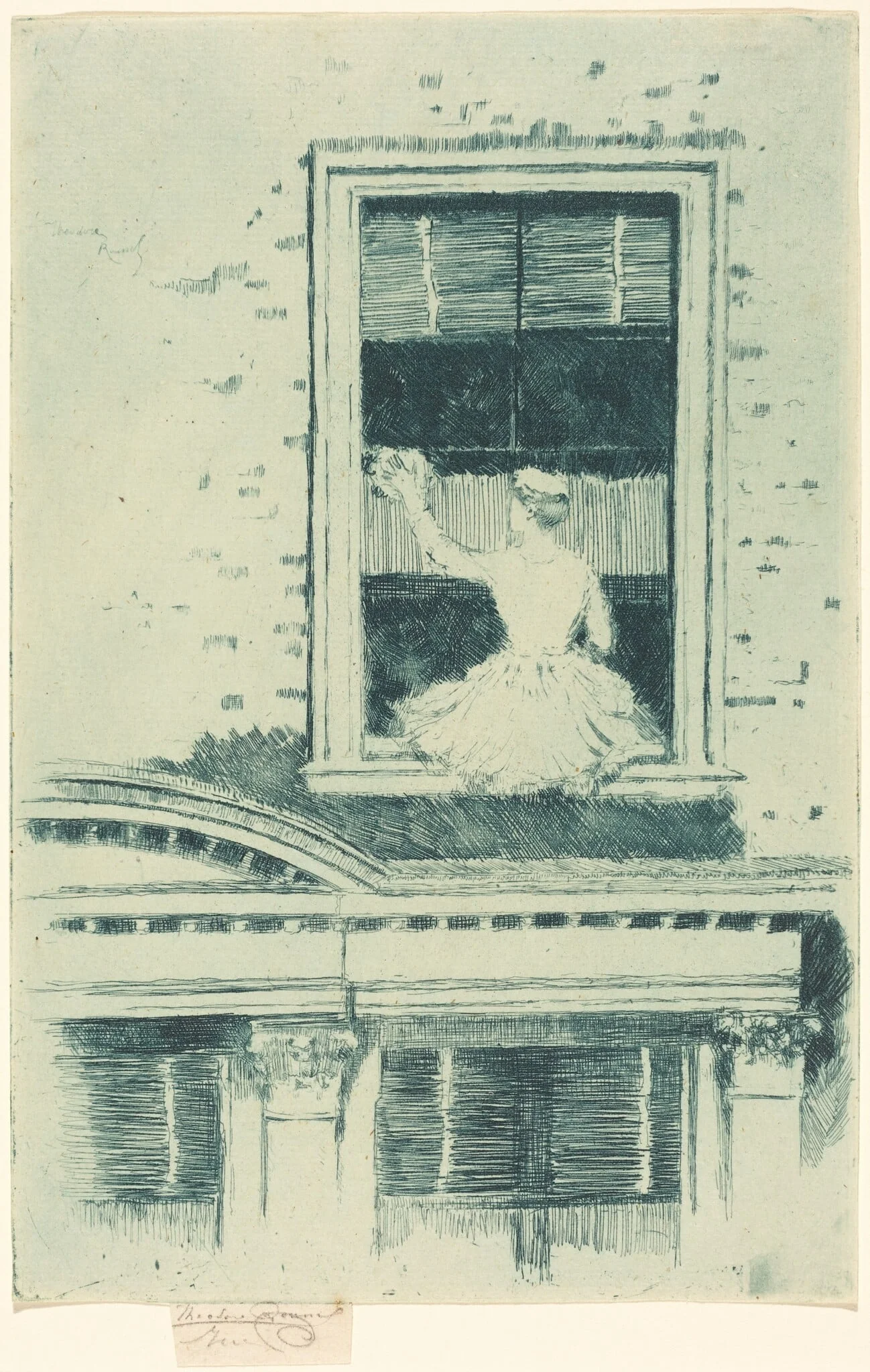 The Window Cleaner, Chelsea, detail