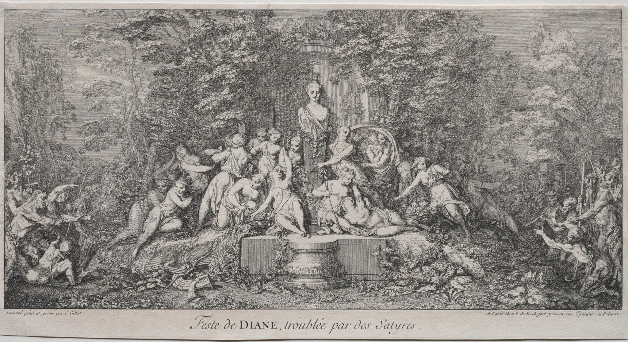The Four Festivals: Festival of Diana, detail