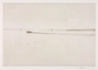 Morning Haze in Chichester Harbor, by Frank Short, 1922