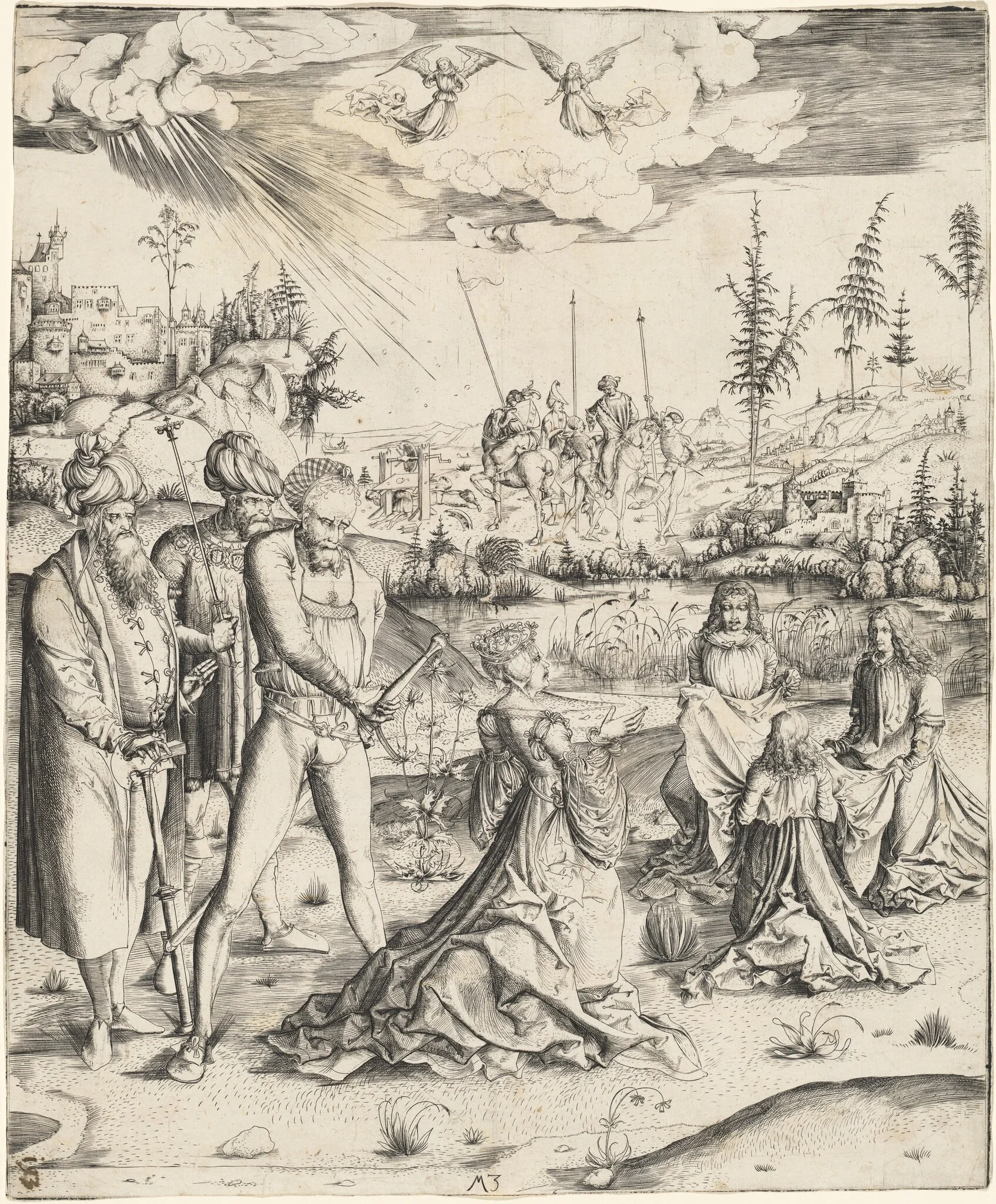 The Martyrdom of Saint Catherine, detail