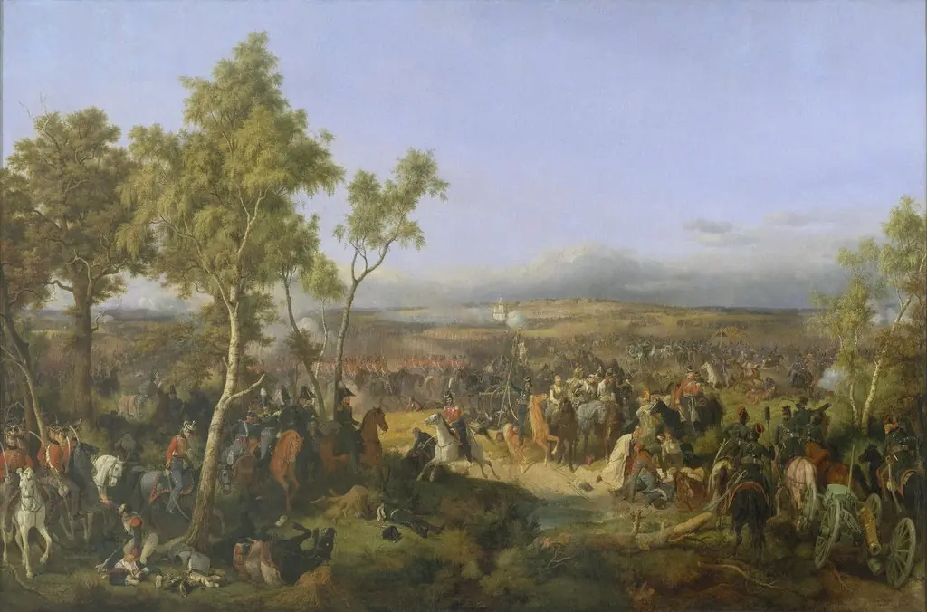 Battle of Tarutino on 6 (18) October 1812, by Peter von Hess, oil, 1847