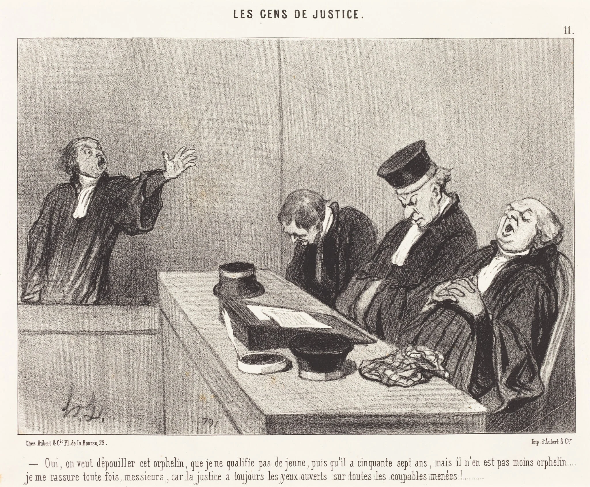 Oui, on veut dépouiller cet orphelin..., detail