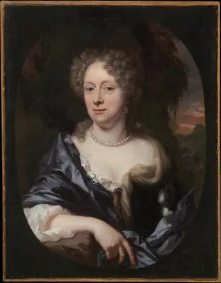 Helena van Heuvel, by Nicolaes Maes, oil, 1689