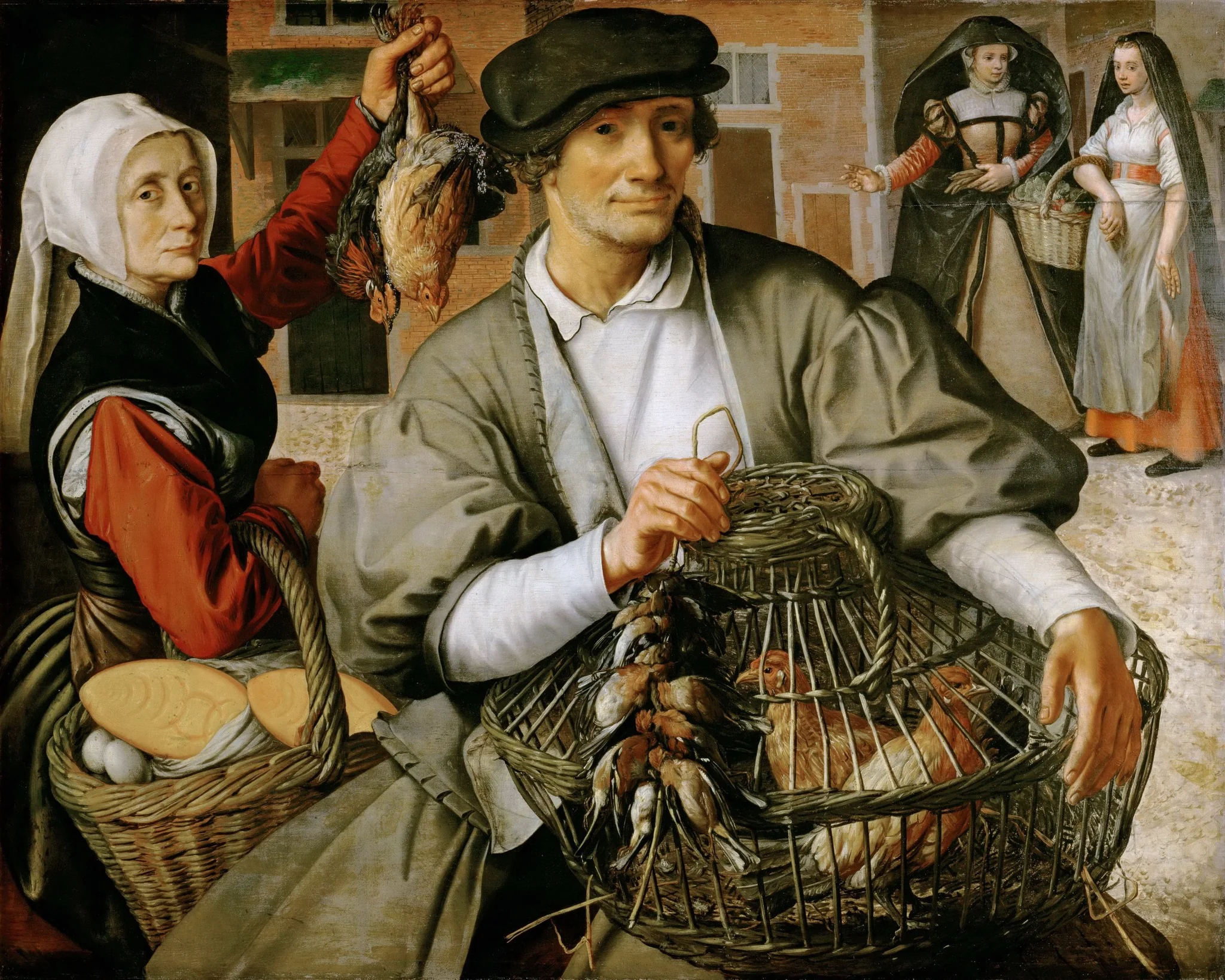 Market Scene, detail