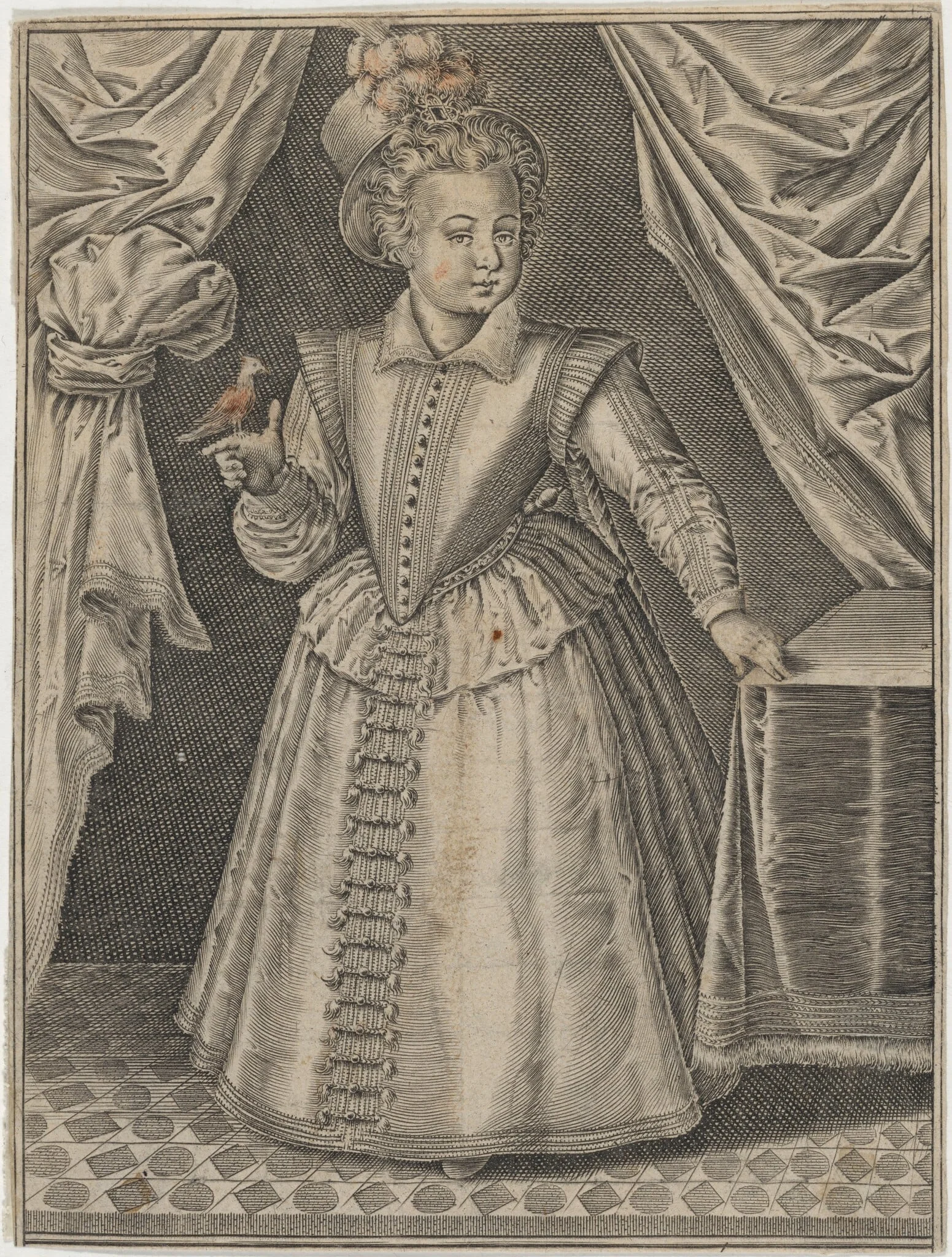 Princess Isabella of York, Daughter of James II While Duke of York, detail